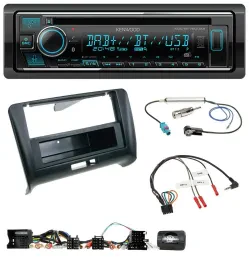 Kenwood Lenkrad Bluetooth DAB USB CD Autoradio für Audi TT (2006-2014)