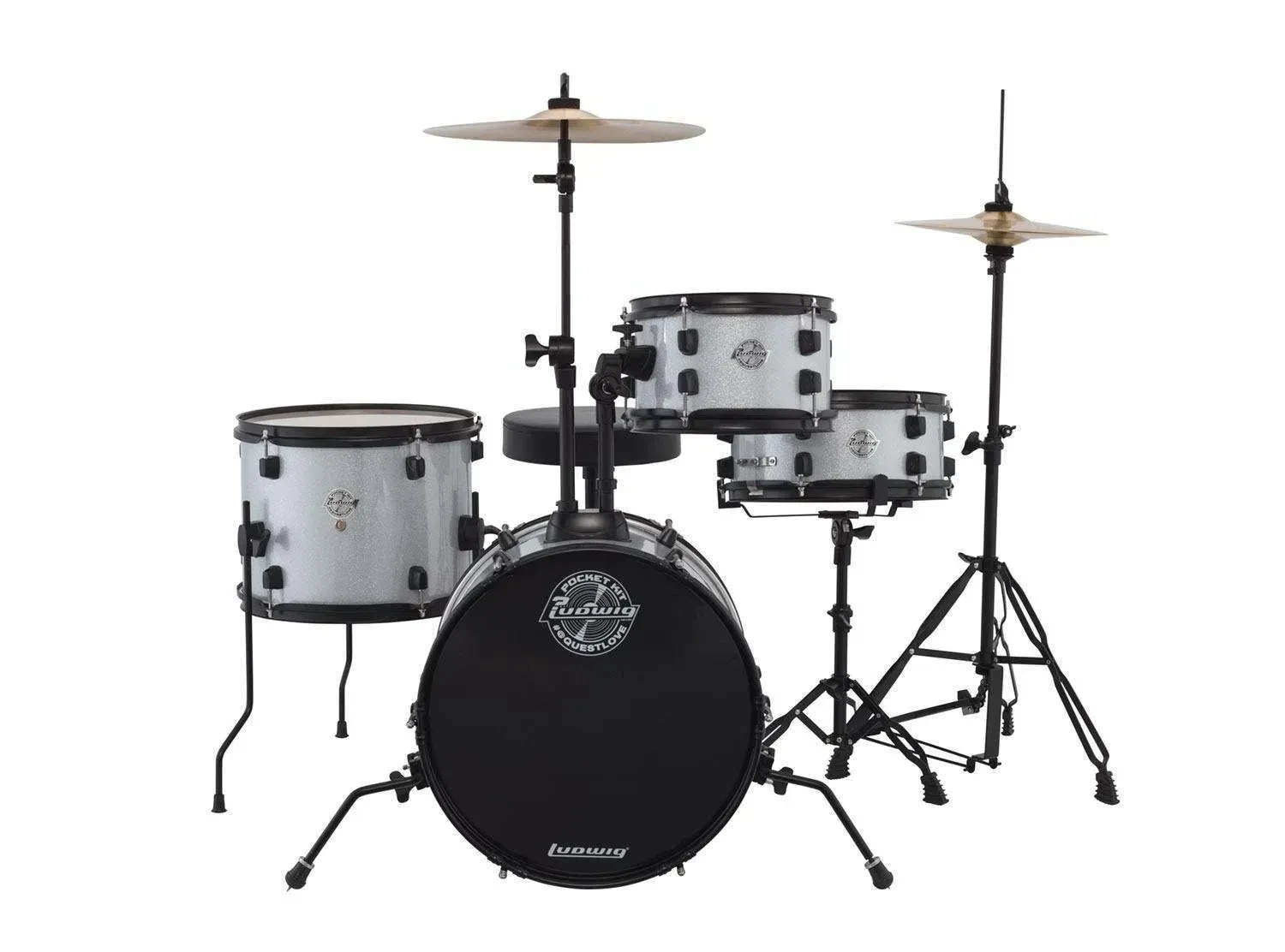 Questlove 4-Piece Pocket Kit (Silver Sparkle)