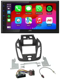 JVC Bluetooth USB MP3 2DIN DAB Autoradio für Ford Transit 2012-2018 Display Conn