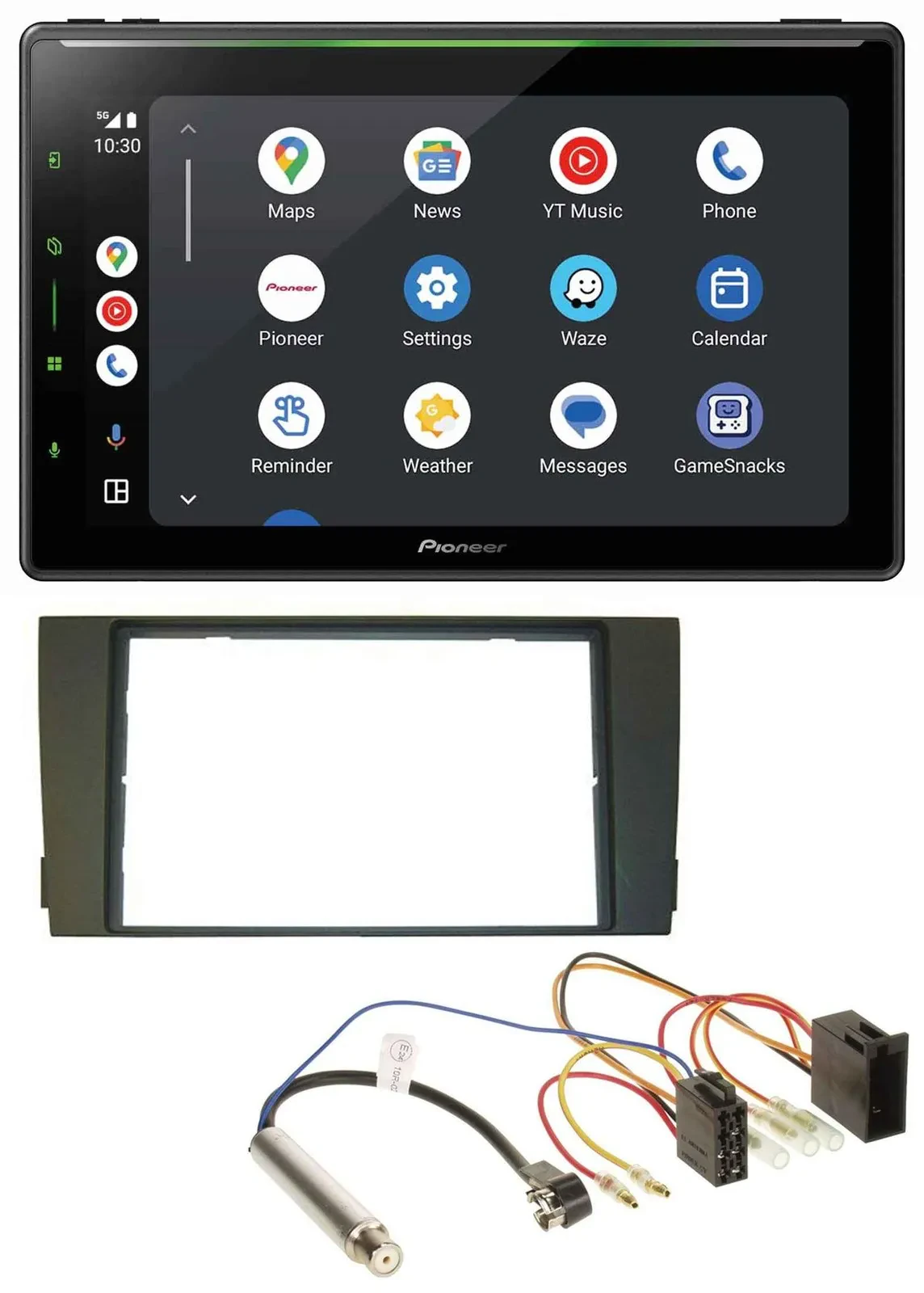 Pioneer 2DIN MP3 USB Bluetooth DAB Autoradio für Audi A6 C5 2001-2005 ISO