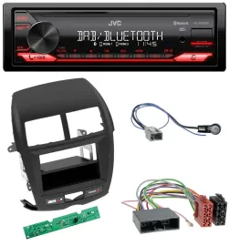 JVC Bluetooth USB DAB MP3 Autoradio für Mitsubishi ASX (2010-2014)