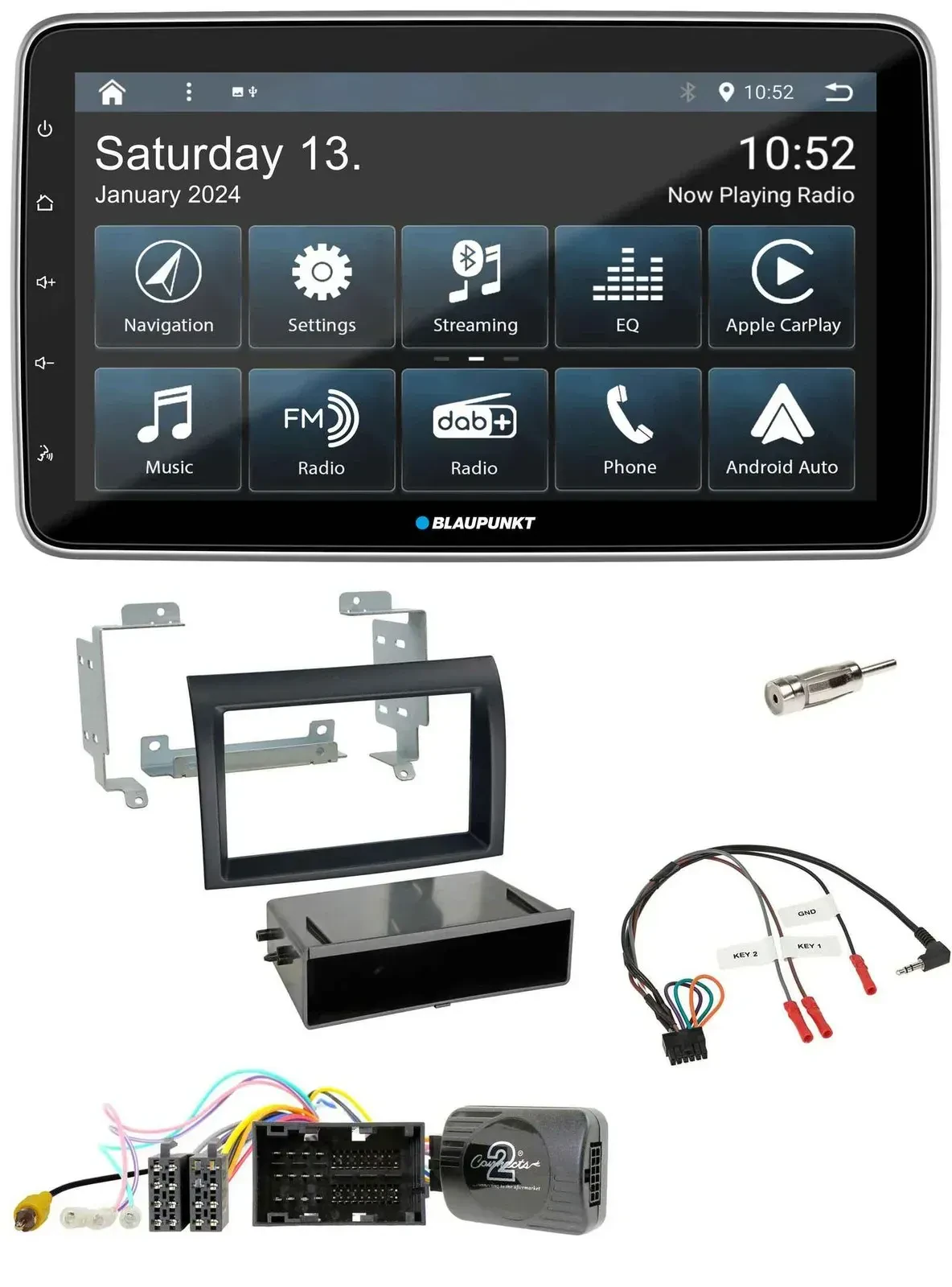 Blaupunkt USB DAB SD Lenkrad Bluetooth Autoradio für Citroen Jumper ab 14 Profiv