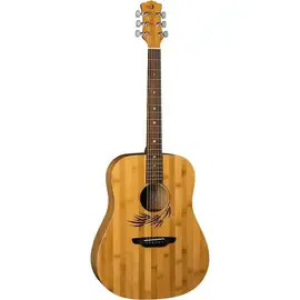 Акустическая гитара Luna Guitars Woodland Bamboo Dreadnought Natural