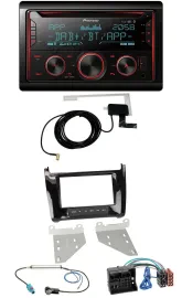 Pioneer 2DIN MP3 DAB USB CD Bluetooth Autoradio für VW Polo ab 14 piano-schwarz