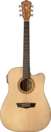 Электроакустическая гитара Washburn WD7SCE Harvest Dreadnought Natural