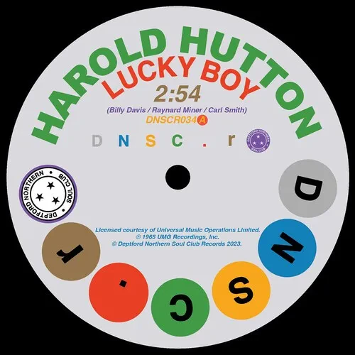 Виниловая пластинка Harold Hutton – Lucky Boy/Thinkin' About You (Релиз 2023)