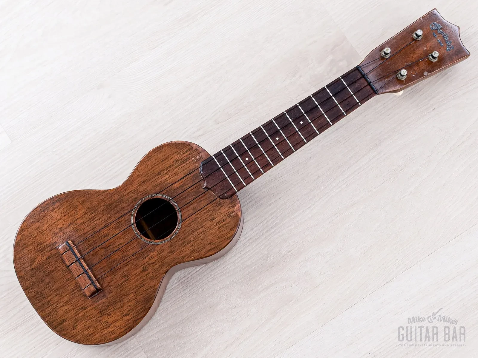 1950s Martin Style 0 Vintage Soprano Ukulele Mahogany
