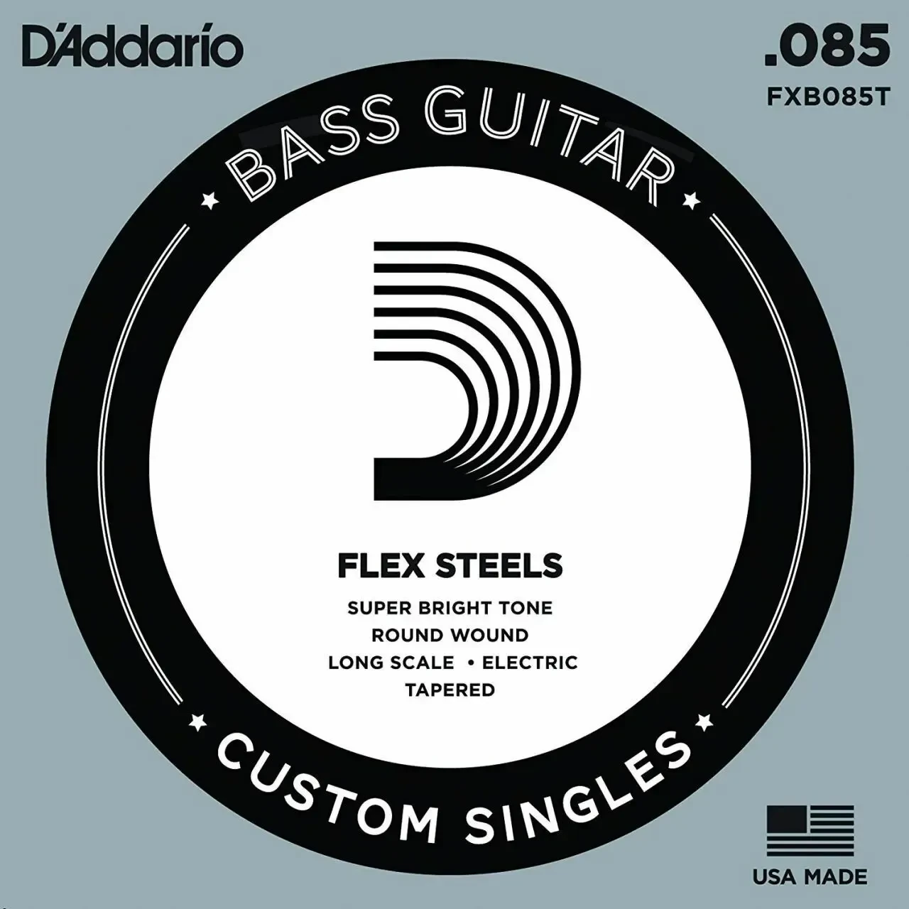 Струна одиночная D'Addario FXB085T Flex Steels 085