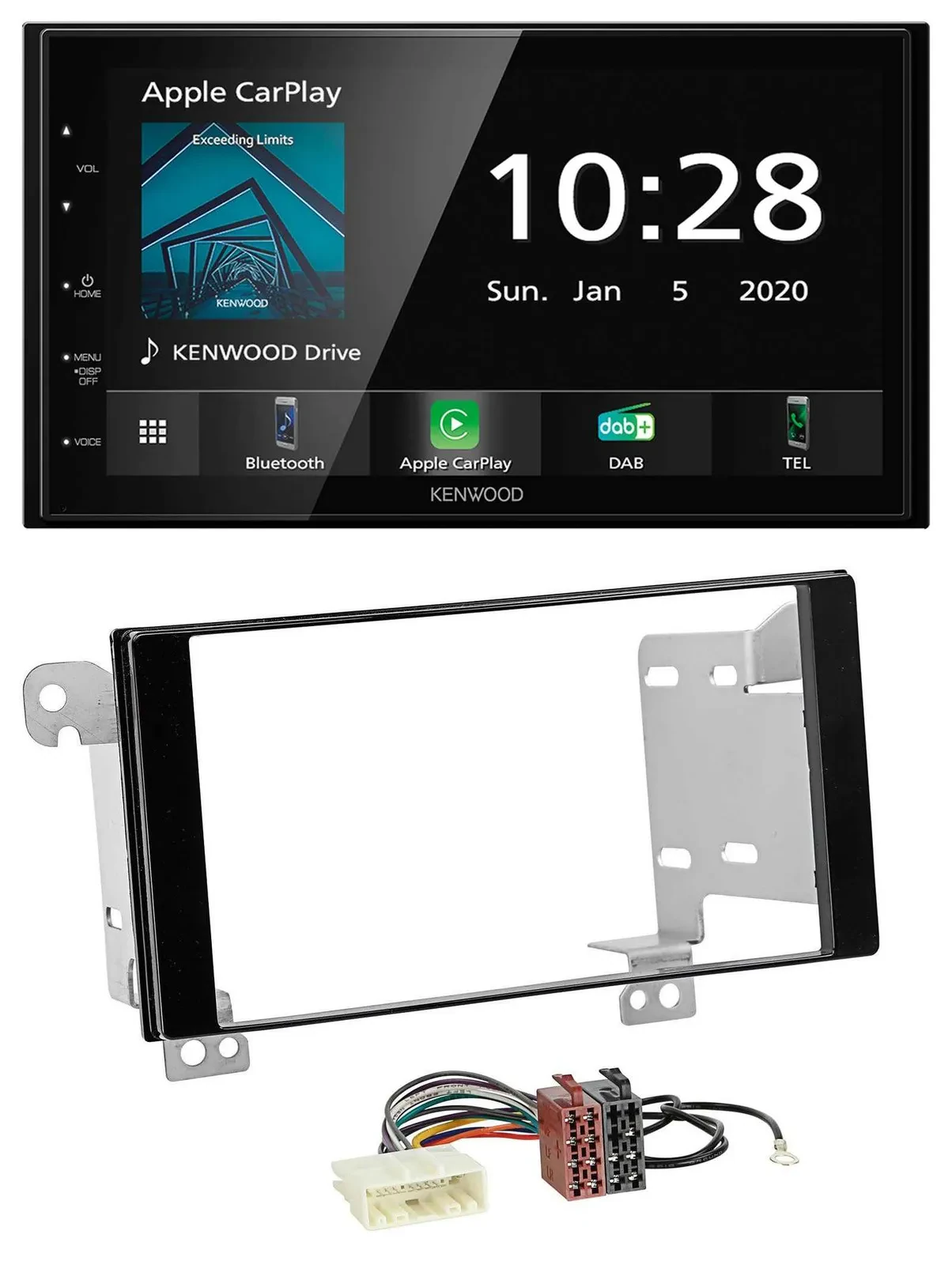Автомагнитола Kenwood 2DIN, Bluetooth, MP3, DAB, USB для Subaru Forester/Impreza/XV