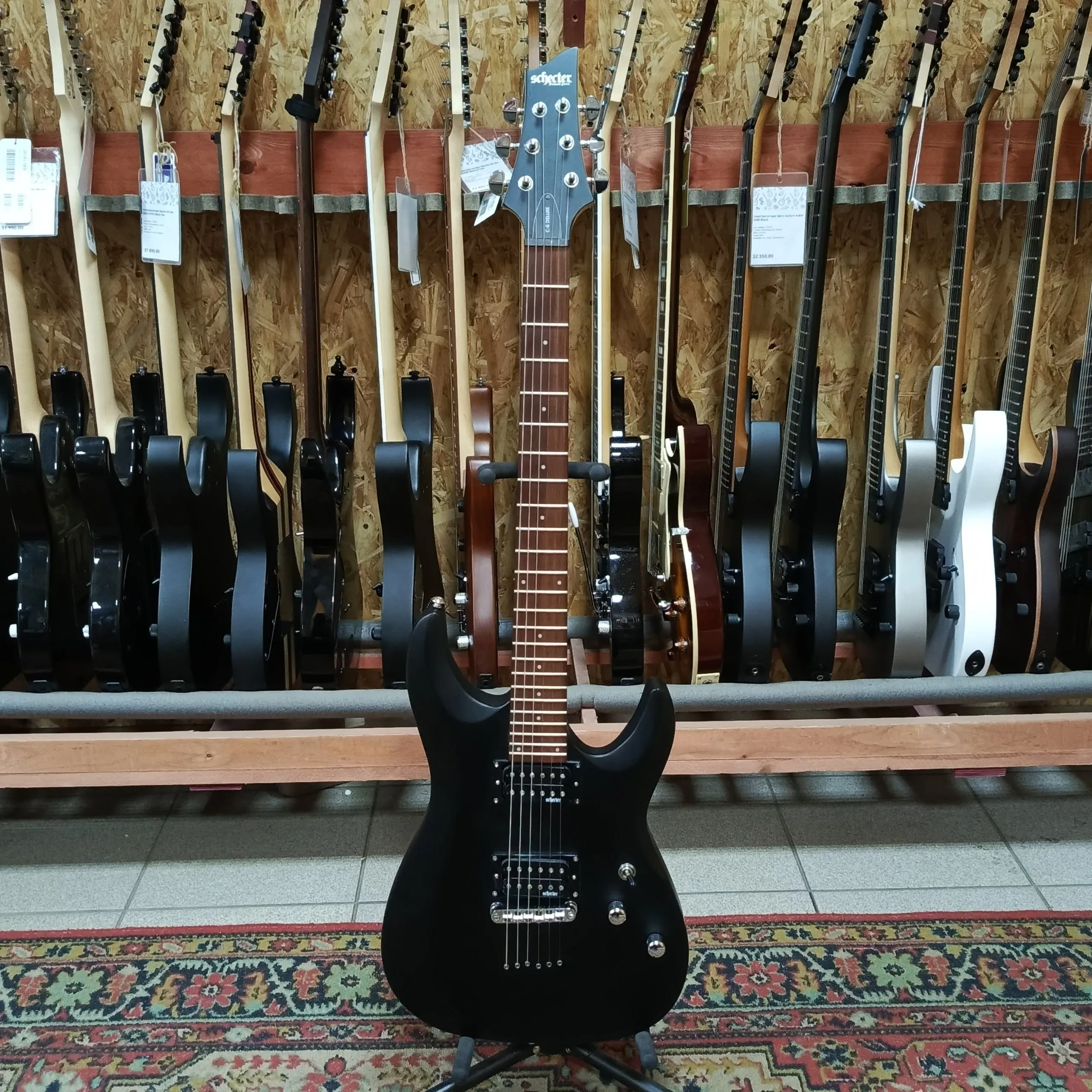 Электрогитара Schecter C-6 Deluxe Satin Black Indonesia 2020's