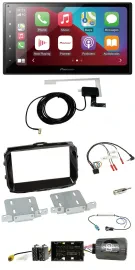 Автомагнитола для Alfa Romeo Giulietta (2014–2021) Pioneer 2DIN, USB, Bluetooth, DAB, совместимая с кнопками на руле