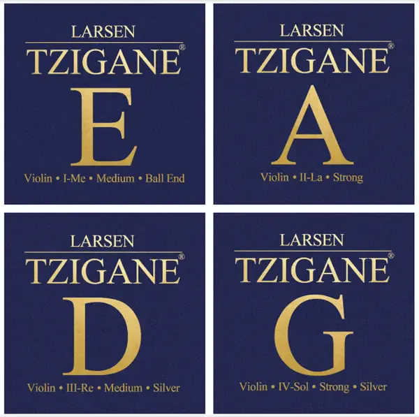 Струны для скрипки Larsen Strings Tzigane Violin String Set 4/4 Size