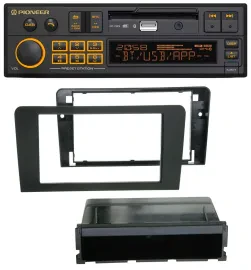 Автомагнитола Pioneer DAB, Bluetooth, USB для Audi A3 8P 2003–2012, поддержка управления с руля, совместима с Bose активной системой