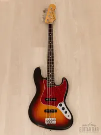Бас-гитара Fender Jazz Bass 1962 Vintage Reissue JB62-950 JJ Sunburst w/case Japan 1990