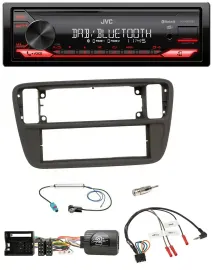 JVC Bluetooth USB DAB Lenkrad Autoradio für VW Up AA AAN 11-16 schwarz