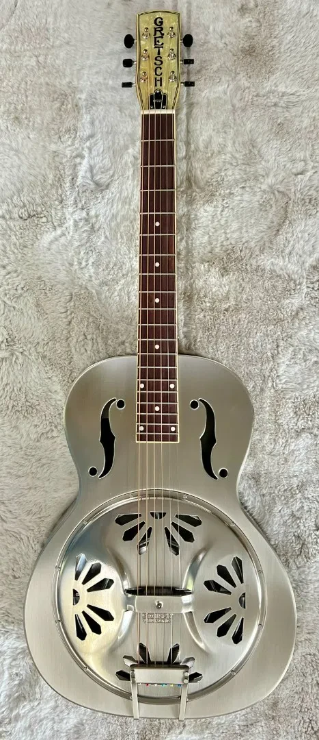 Б/У Резонаторная гитара Gretsch G9221 Bobtail Round-Neck электроакустическая, стальной корпус