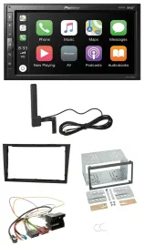 Автомагнитола для Opel Corsa D Pioneer 2-DIN USB Bluetooth DAB MP3 черная
