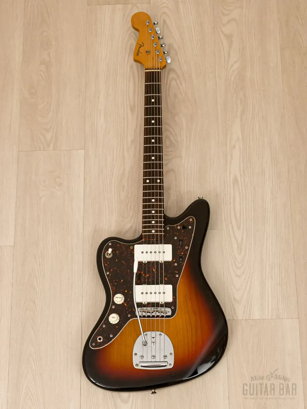 Электрогитара Fender Jazzmaster 1962 Vintage Reissue Left-Handed JM66-96L SS Sunburst w/case Japan 2006