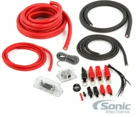 Belva BPK0D 1/0 + 4 Gauge Dual Amplifier Power Kit