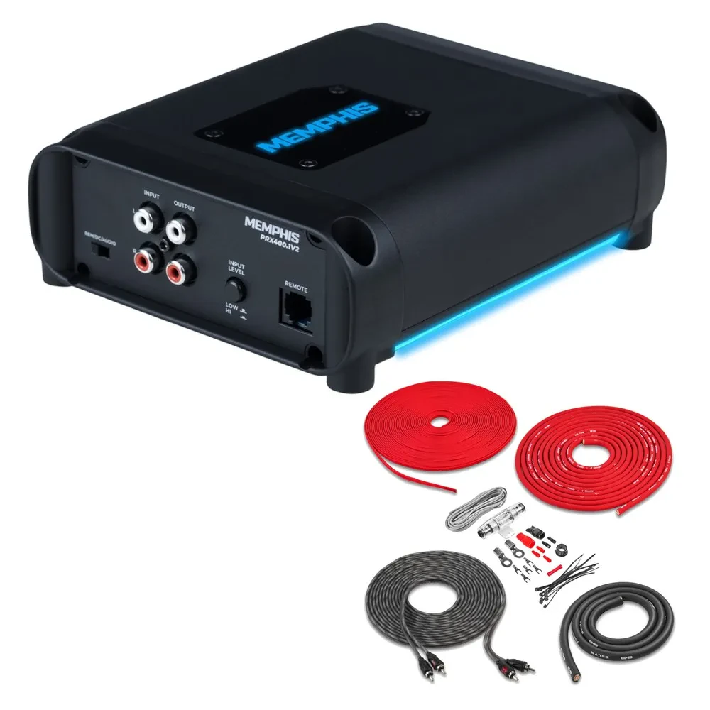 Автомобильный усилитель Memphis PRX400.1V2 400W RMS, Class-D, 1-канальный (набор)