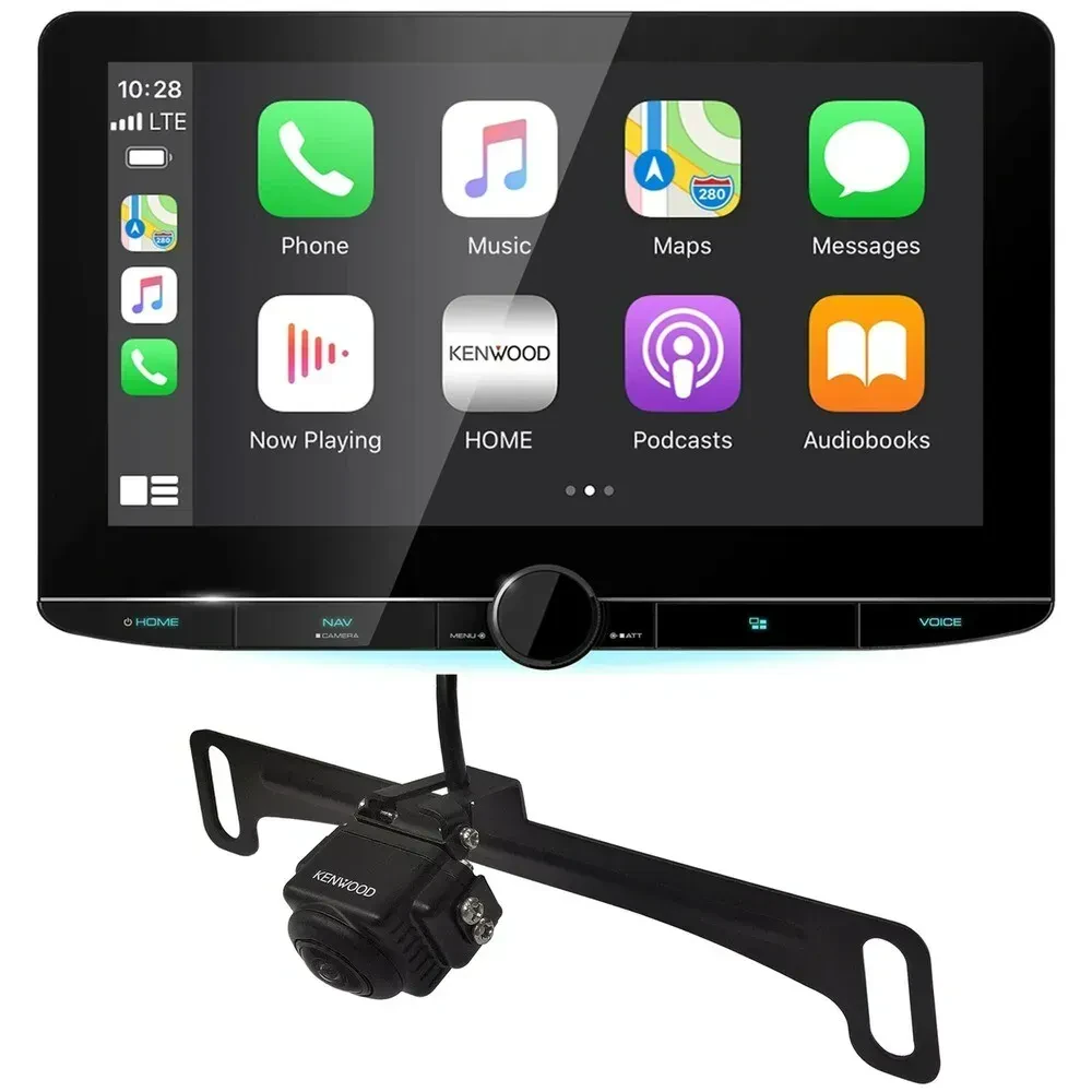 Автомагнитола Kenwood DNR1007XR 10.1" с камерой заднего вида 180°