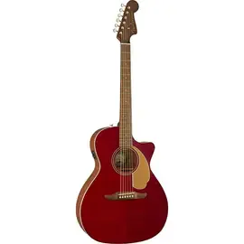 Электроакустическая гитара Fender California Newporter Player Limited-Edition Midnight Wine
