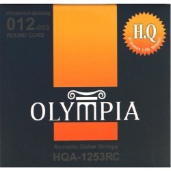 Струны для акустической гитары Olympia HQA1253RC 12-53, бронза фосфорная