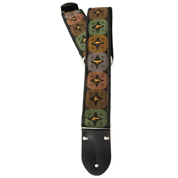 Ремень для гитары PRS 2" Deluxe Retro Custom Jacquard Guitar Strap Orange Birds