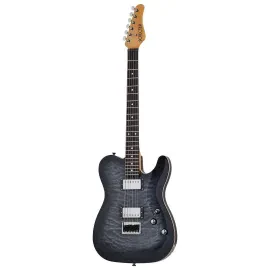 Schecter PT Classic 6-String RH Transparent Black Burst Electric Guitar