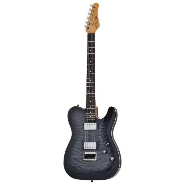 Schecter PT Classic 6-String RH Transparent Black Burst Electric Guitar