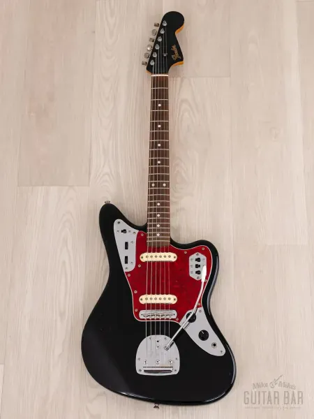 Электрогитара Fender Jaguar 1962 Vintage Reissue JG66 Order Made SS Black w/gigbag Japan 1997