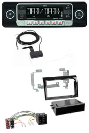 Dietz DAB Bluetooth USB MP3 Autoradio für Fiat Ducato Citroen Jumper 06-11 piano