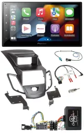 Pioneer DAB Bluetooth 2DIN USB Lenkrad Autoradio für Ford Fiesta Display 2008-10