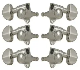 Колки гитарные Grover 102-18N Nickel (6 штук)