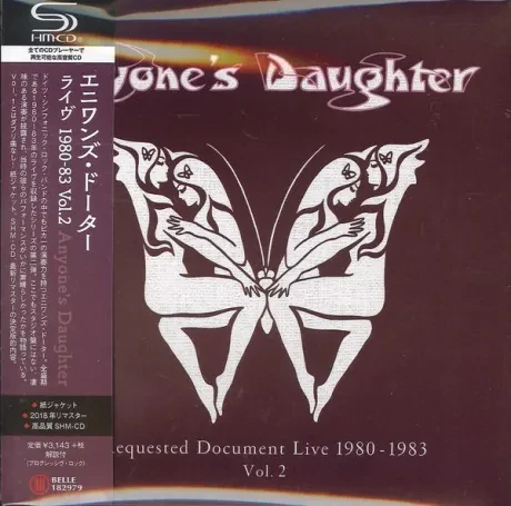 ANYONE'S DAUGHTER - Requested Document Live 1980-1983 Vol. 2 (CD, Japan)