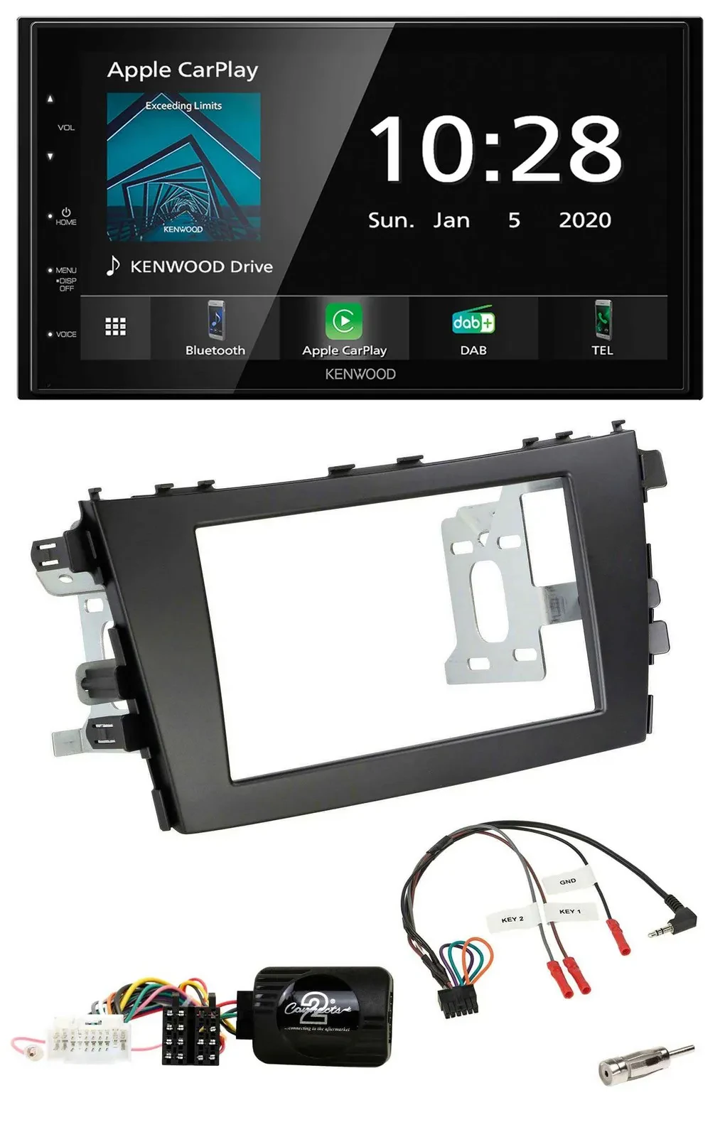 Автомагнитола для Suzuki Celerio LF (с 2014) Kenwood 2DIN, Bluetooth, DAB, USB