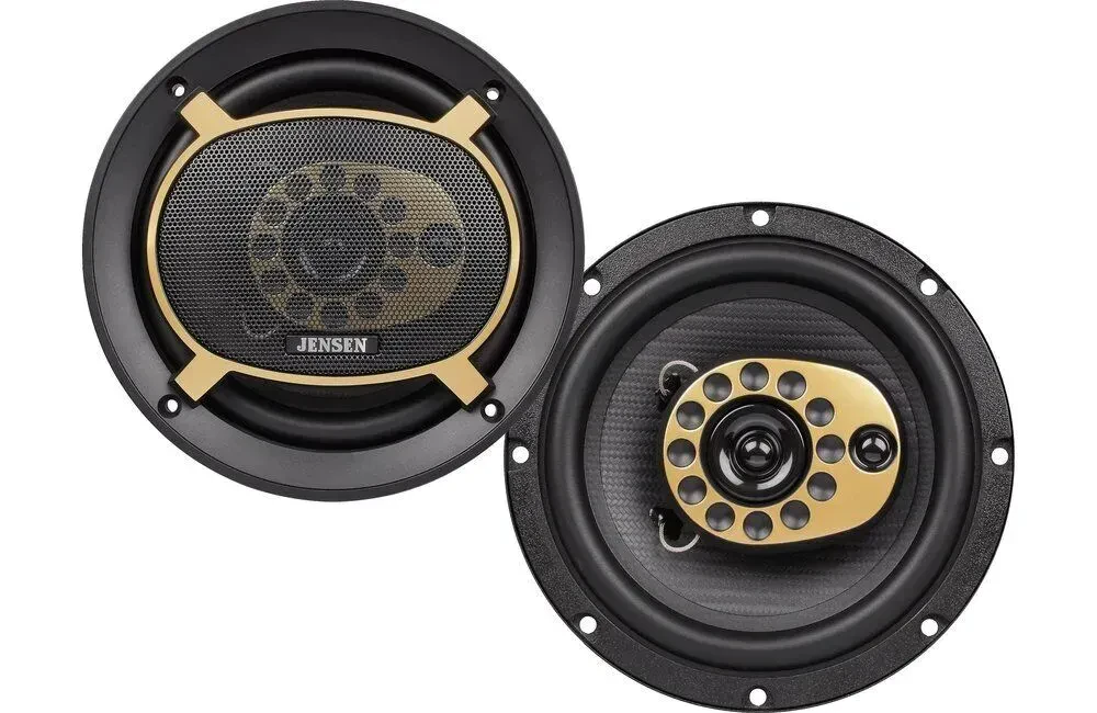 Динамики для автомобиля Jensen JS65T 6.5", коаксиальные, 3‑полосные, 100W RMS