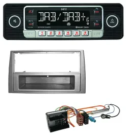 Dietz USB DAB MP3 Bluetooth Autoradio für Peugeot 308 07-09 dunkelsilber
