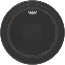 Remo Ambassador SMT Ebony Tom Drumhead  18 in.