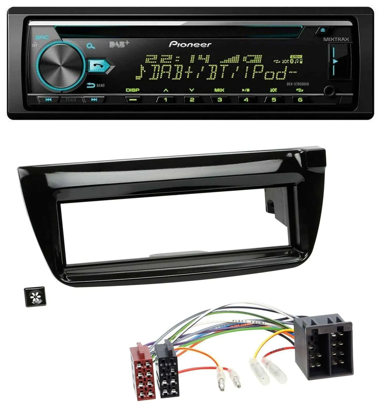 Автомагнитола для Opel Combo (с 2011), Fiat Doblo (2012–2015) Pioneer DAB, CD/MP3, USB, Bluetooth