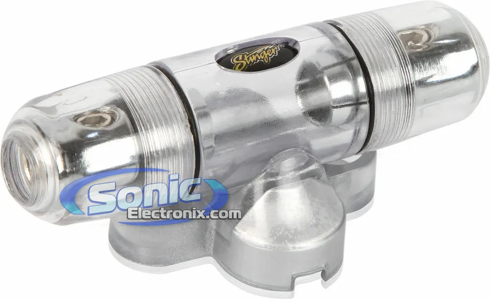 Stinger SPD5101 4/8 Gauge In/Out ShocKrome AGU Fuse Holder