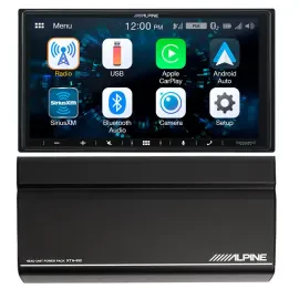 Alpine iLX-W650 Stereo + Alpine KTA-450 Amplifier | Car Audio Package