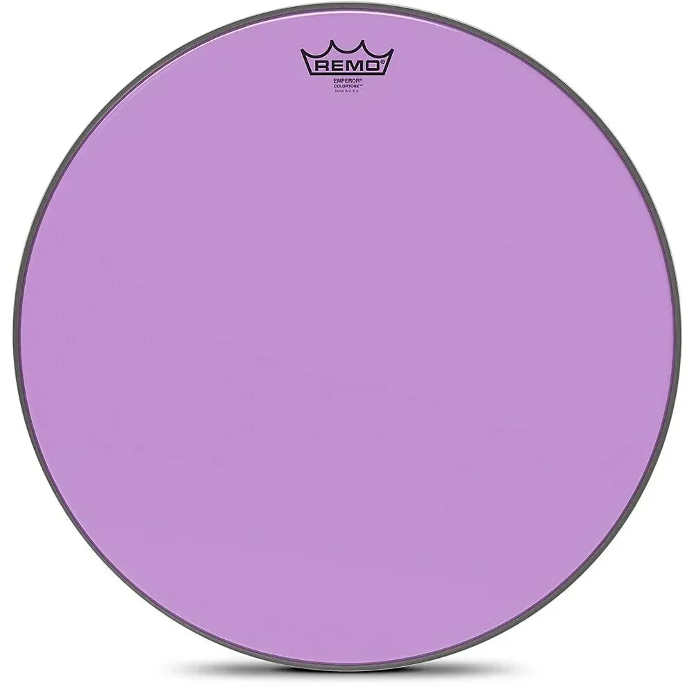 Remo Emperor Colortone Purple Drum Head 18 in.