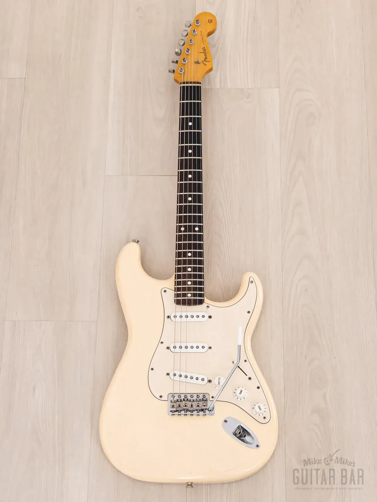 Электрогитара Fender Stratocaster 1962 Vintage Reissue ST62 SSS Olympic White w/gigbag Japan 2011