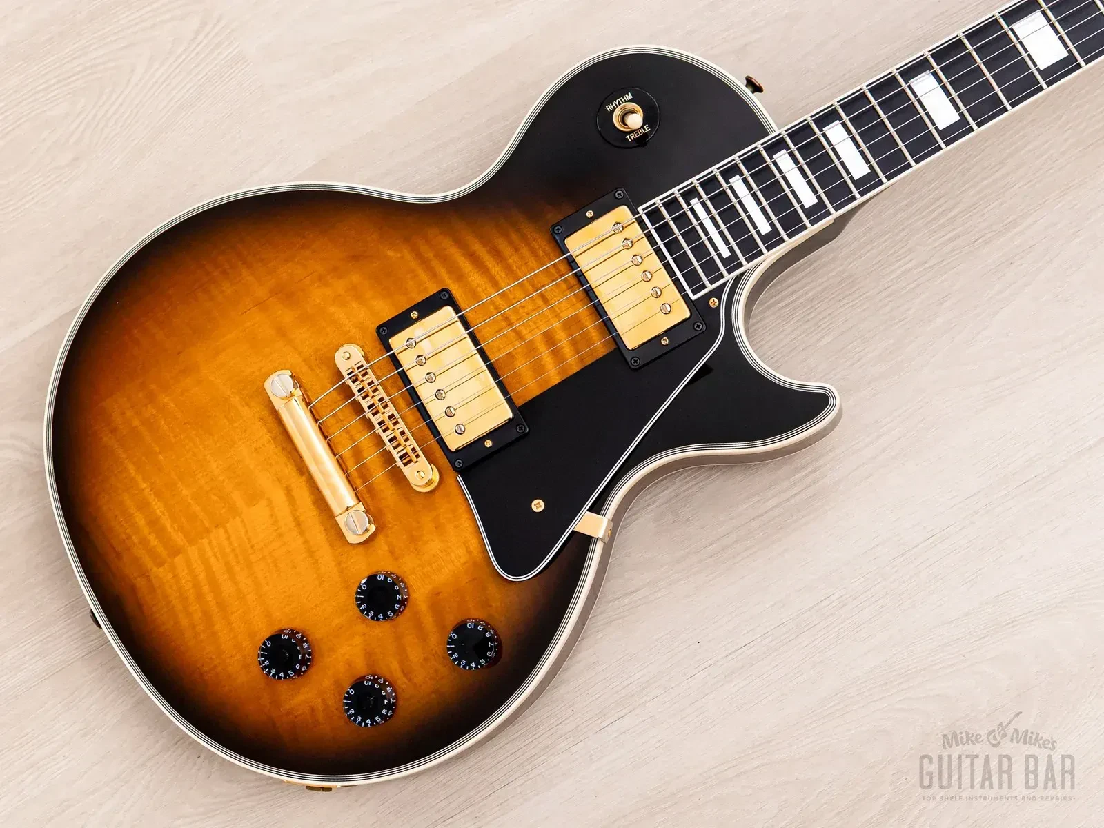 1992 Gibson Les Paul Custom Flame Top Vintage Sunburst, Near-Mint w/ Case &...