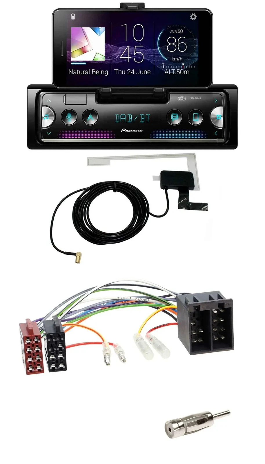 Pioneer DAB Bluetooth MP3 USB Autoradio für Porsche Boxster (1996-2004)