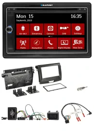 Blaupunkt Bluetooth DAB 2DIN USB DVD Lenkrad Autoradio für Ford Ranger 2AB ab 04