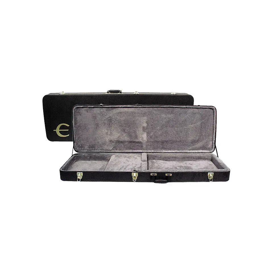 Кейс для бас-гитары Epiphone форма Explorer, жесткий, прямоугольный, черный