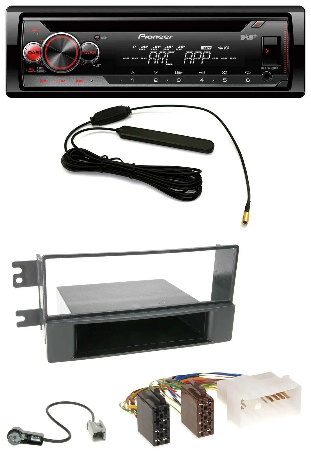 Pioneer CD USB AUX DAB MP3 Autoradio für Kia Cerato (ab 2007)