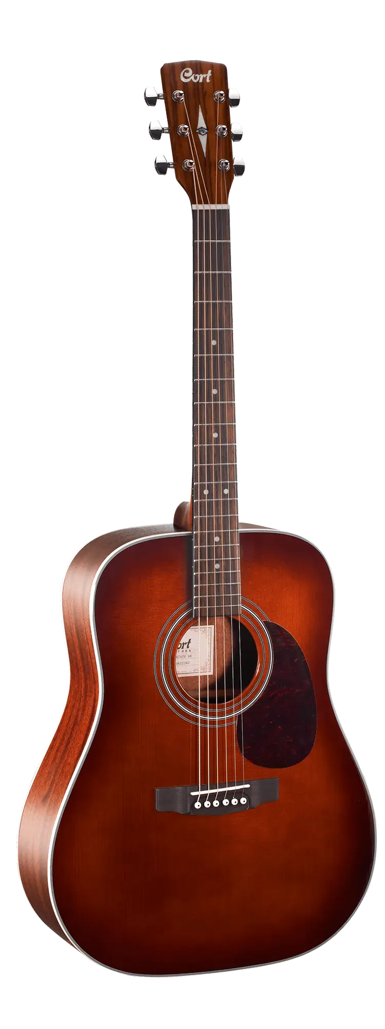 Акустическая гитара Cort Earth70 Dreadnought Brown Burst | SKIFMUSIC